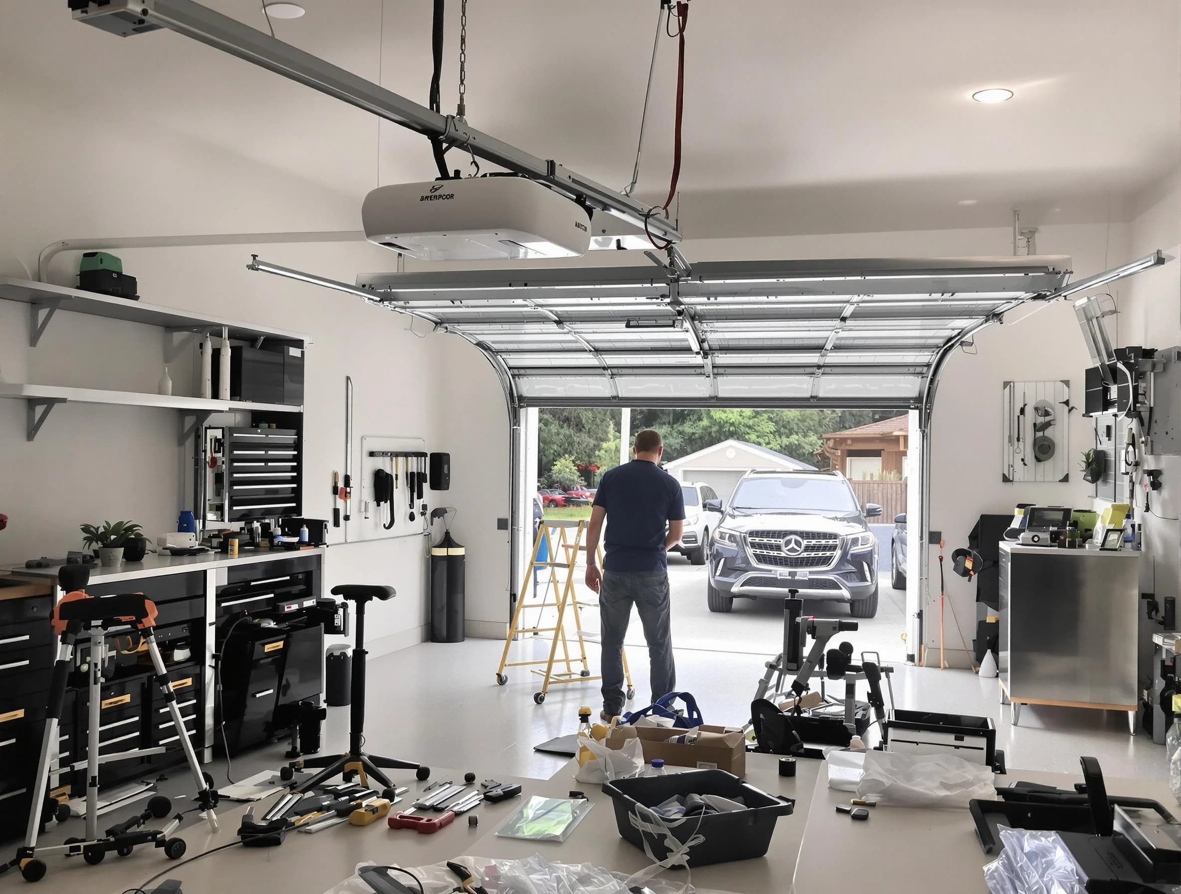 Garage door opener installation by North Huntingdon Garage Door Repair in North Huntingdon