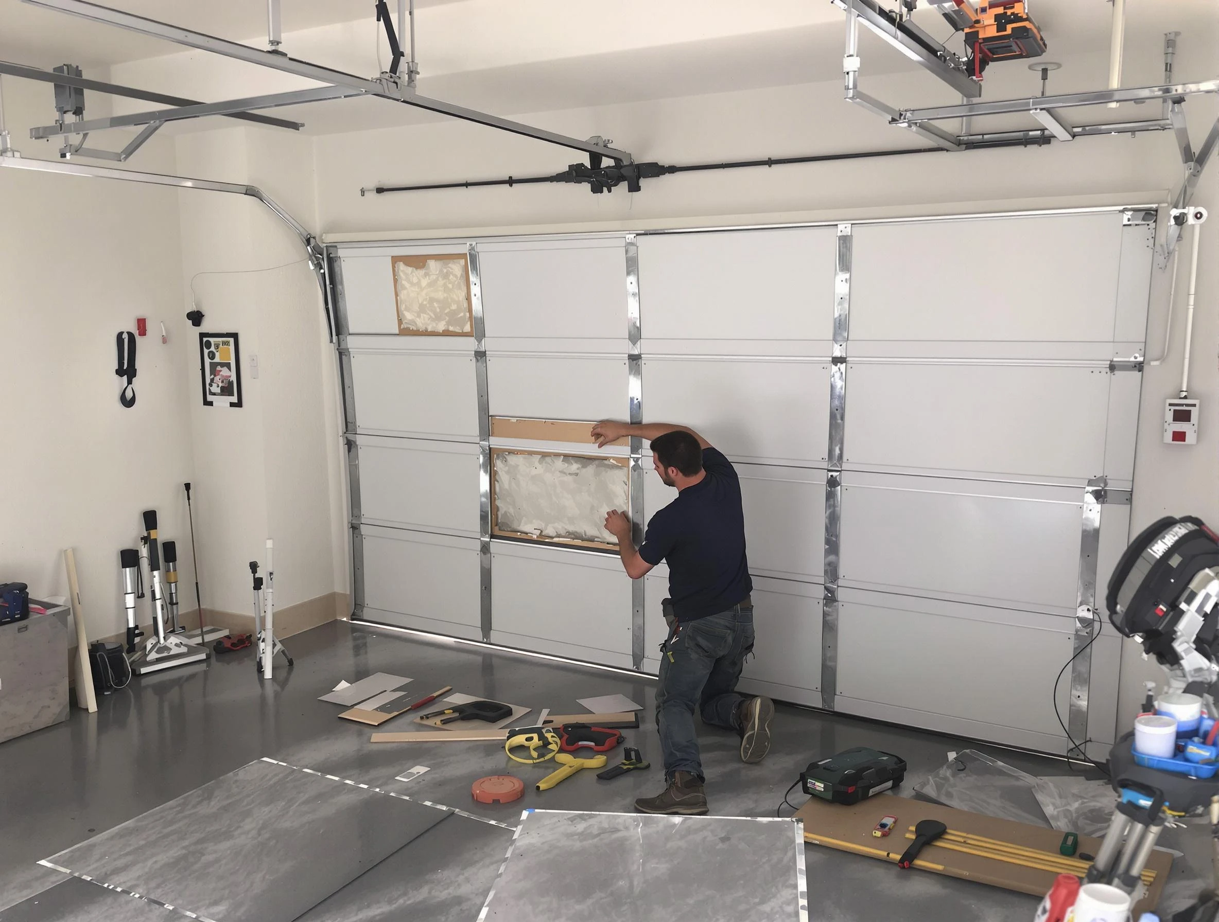 Garage Door Panel Repair in North Huntingdon