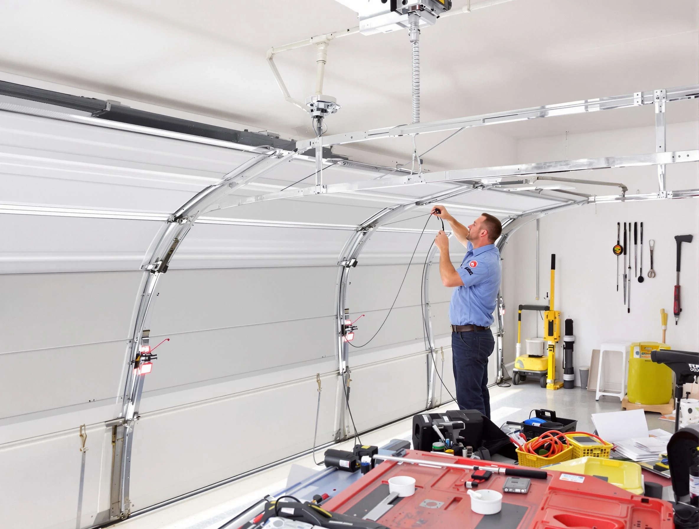 Garage door cable repair service by North Huntingdon Garage Door Repair in North Huntingdon
