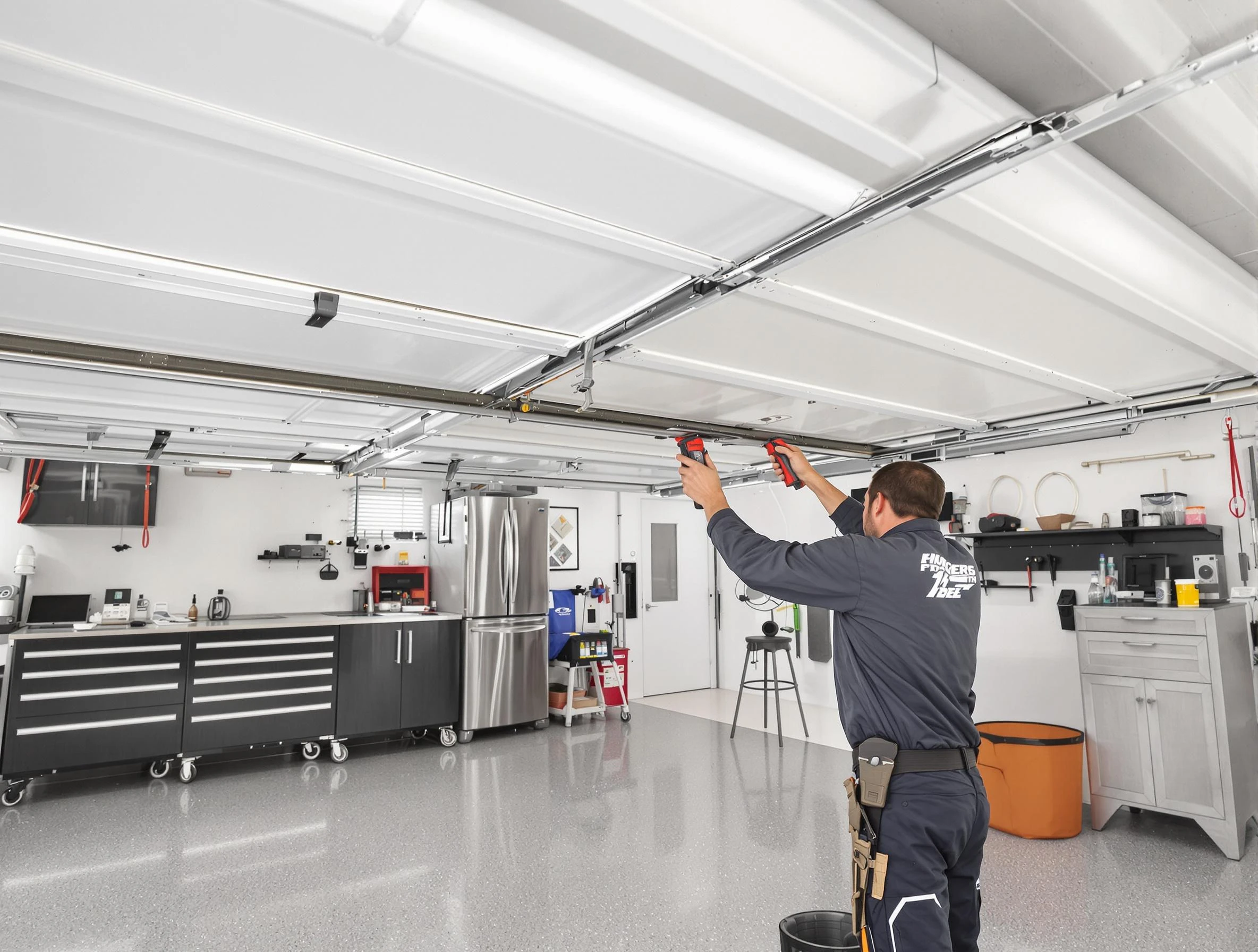 Overhead garage door repair service by North Huntingdon Garage Door Repair in North Huntingdon